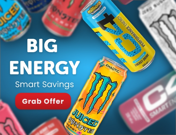 Big Energy, Smart Savings - Energy Drinks